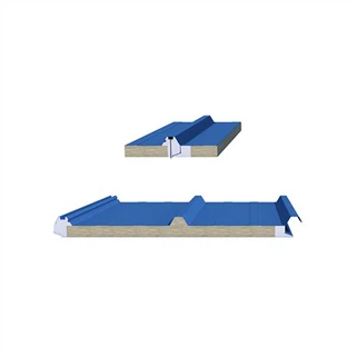 ロックウールサンドイッチルーフパネル