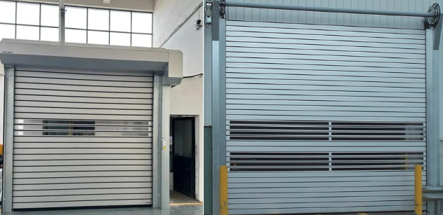 Aluminum Alloy Spiral High Speed Door Aluminum Alloy Spiral High Speed Door